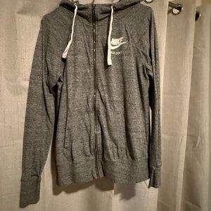 Nike Dark Gray Zip-Up Hoodie